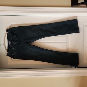Flannel lines jeans. Indigo. Size 4